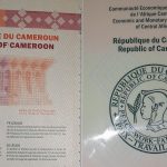 Intérieur du passeport camerounais