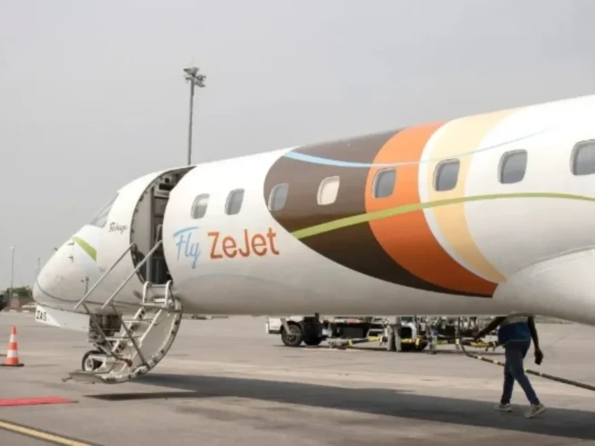Un avion Fly Ze Jet