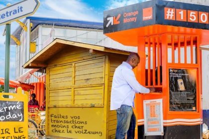 Un kiosque Orange Money