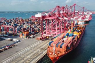 Le terminal à conteneurs du port de Pointe-Noire