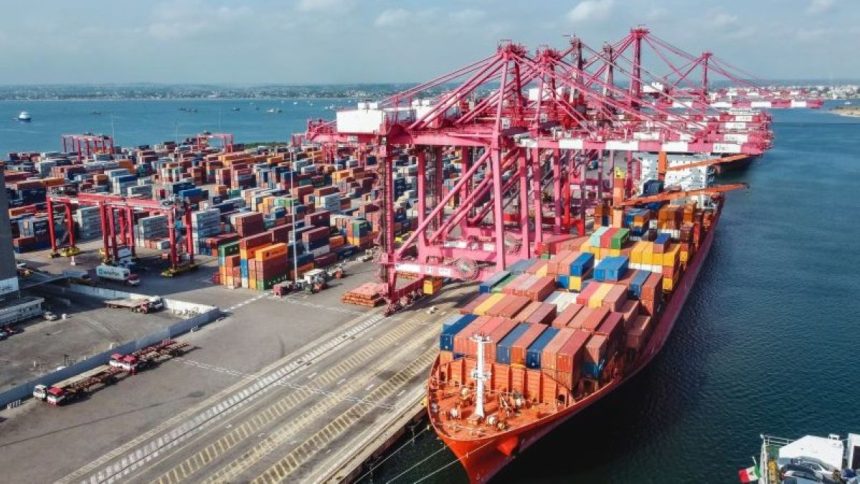 Le terminal à conteneurs du port de Pointe-Noire