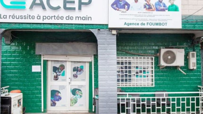 Une Agence Acep Cameroun de la région de l'Ouest